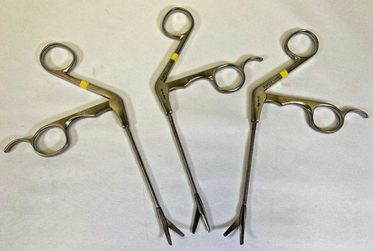 R. WOLF Set of 3 100mm WL Left Right & Straight Nasal Scissors ENT