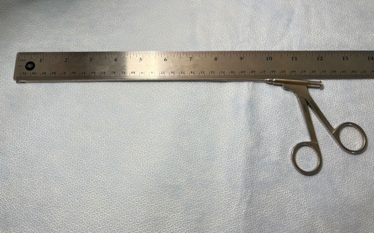 INTEGRA 3731013 1mm Cup Curved Right 9-3/4" WL Kleinsasser Laryngeal Mini Forcep — photo 6