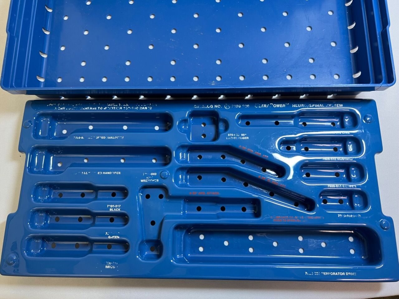 ZIMMER HALL 7020-200 Ultra Power Neuro/Spine System Sterilization Tray — photo 2