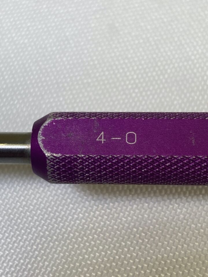 MEDTRONIC 875-382 Trim Line Curette Size 4-0 Angled Tip Purple Neuro Orthopedics — photo 3