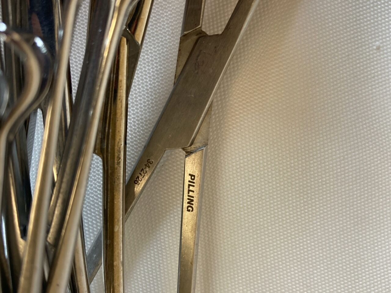 CODMAN Set of 14 Babcock Tissue Forceps w/ Stringer 6"-10" German Stainless — photo 4