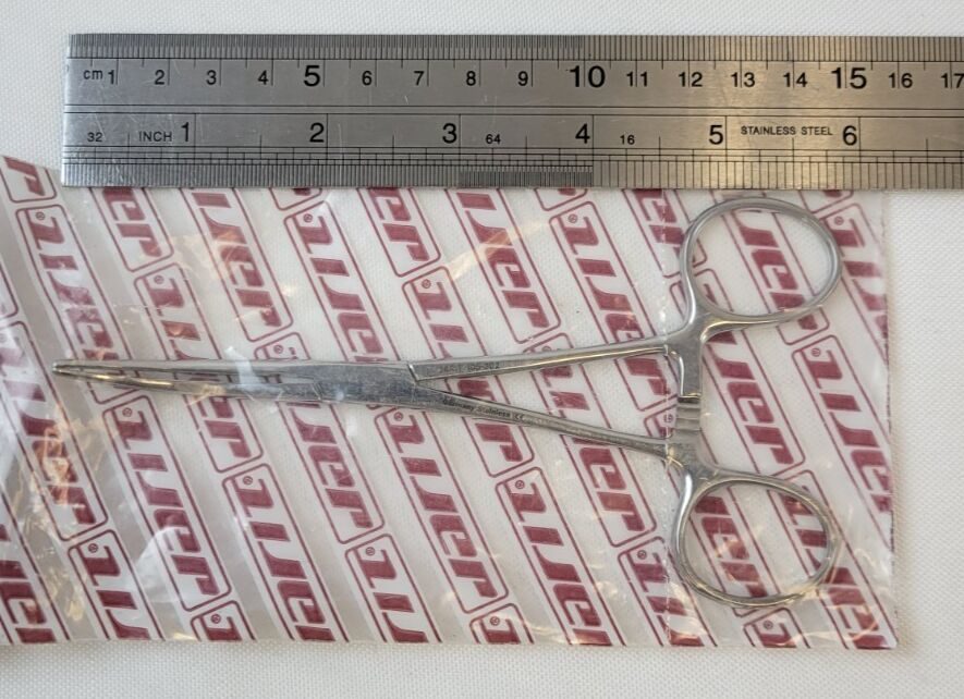 JARIT 105-302 Brainbridge Forceps Curved 6" — photo 5