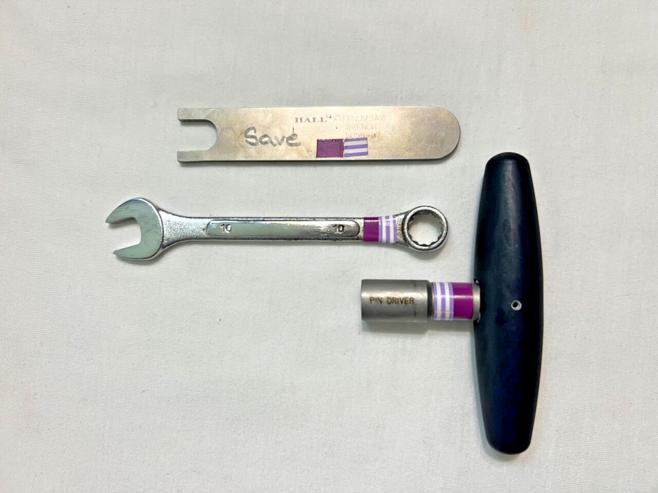 HALL 5059-07 Sternum Saw Wrench & Driver Set - Set of 3