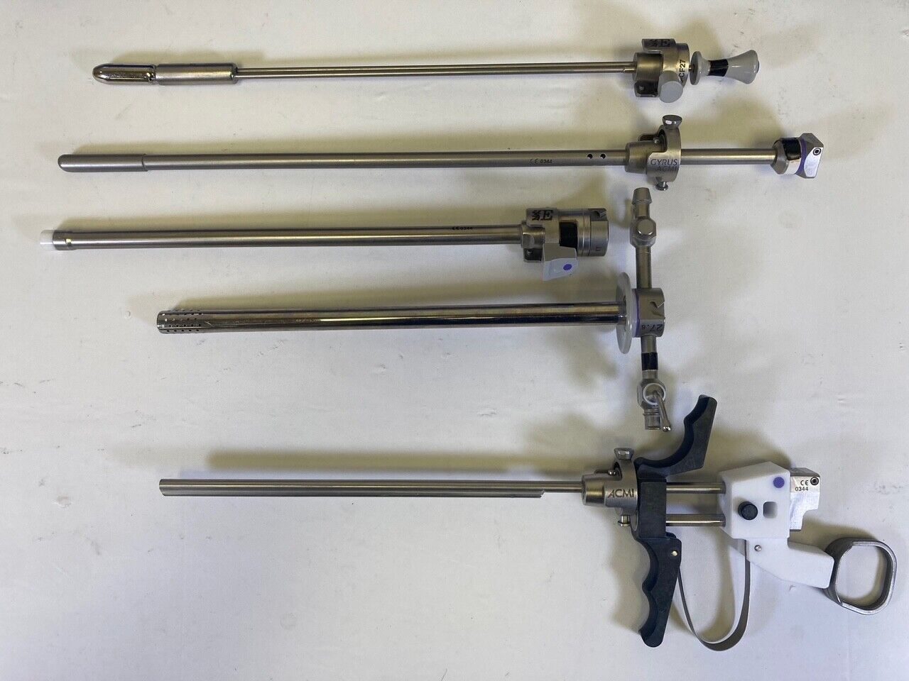 GYRUS ACMI Various 11 Piece Resectoscope Cysto Tray PKFL EIWE Inner Outer Visual w/ Tray — photo 2