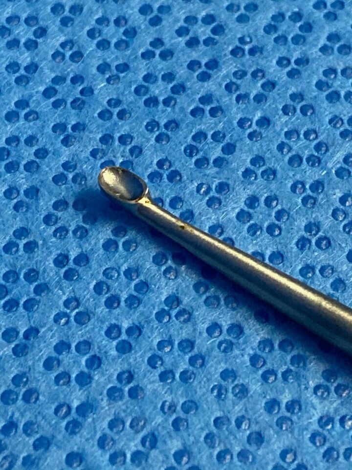 SSI ULTRA 57-4852 Lumber Intervertebral Curette Size 00 Straight 12" — photo 6