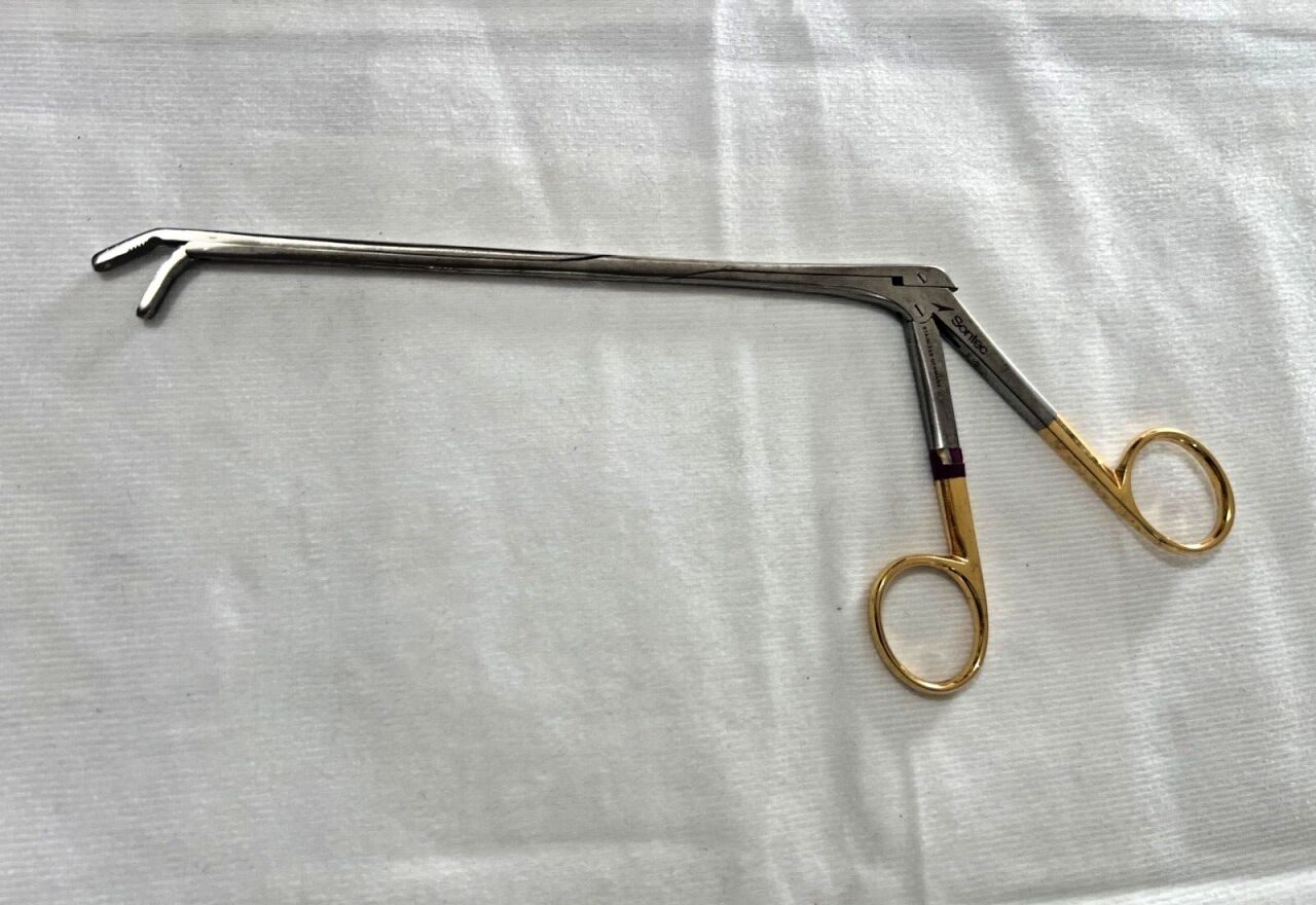 SONTEC Ronguer Down Angle 7" Length Laparoscopic Fenestrated Intervertebral Disc Rongeur Down Angle — photo 2
