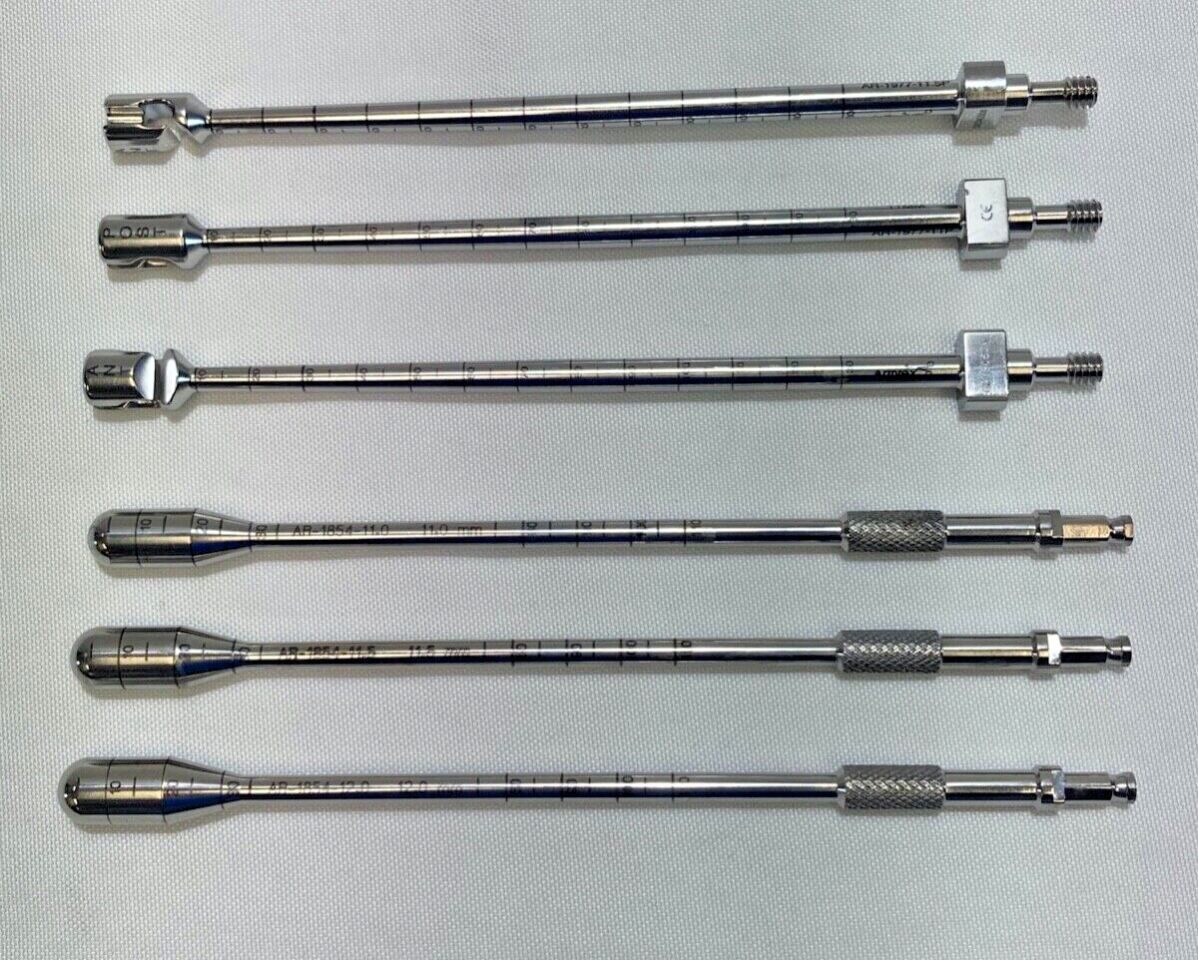 ARTHREX Extras 11/11.5/12mm Tunnel Hooks & Dilators Arthroscopic Transfix II ACL Reconstruction Set