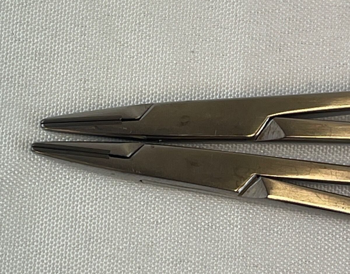 SSI ULTRA 32415 Halsey Needle Holder Smooth T/C Inserts — photo 5