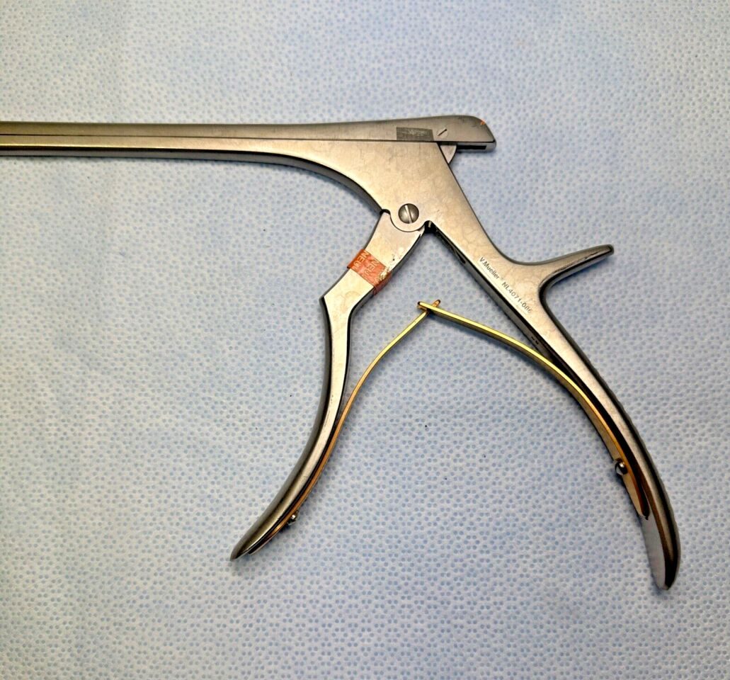 V. MUELLER NL4071-086 & NL4071-085 Spurling Rongeur 5mm & 6mm X 40deg Up-Cutting 8" Length — photo 5
