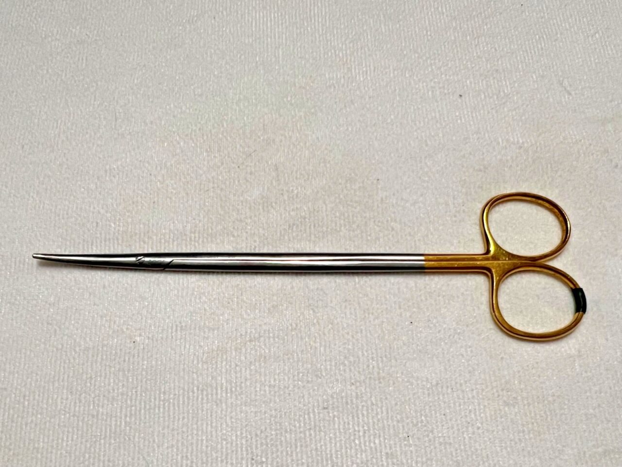 W. LORENZ 51-0861 Power Edge Mayo Slight Curved Scissors Blunt Tips 7" Length — photo 1