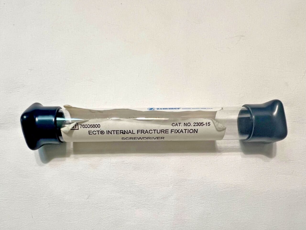 ZIMMER 2305-15 Internal Fracture Fixation Driver In Case 3.5mm X 4" Length