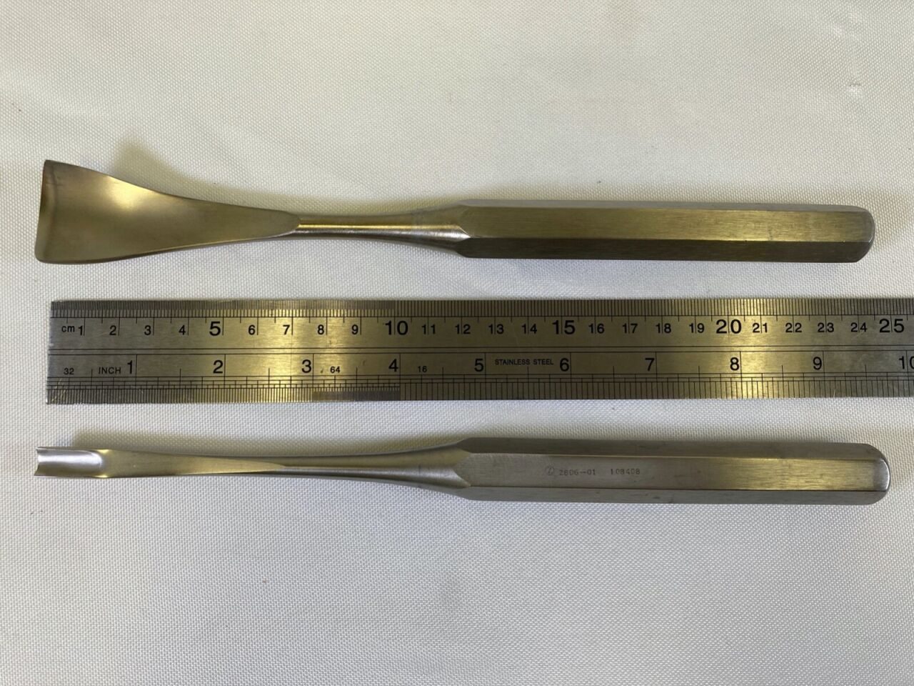 ZIMMER 1128-01 Set of 8 Ultra Cut Cobb Gouges Set w/ Sterilization Case — photo 5