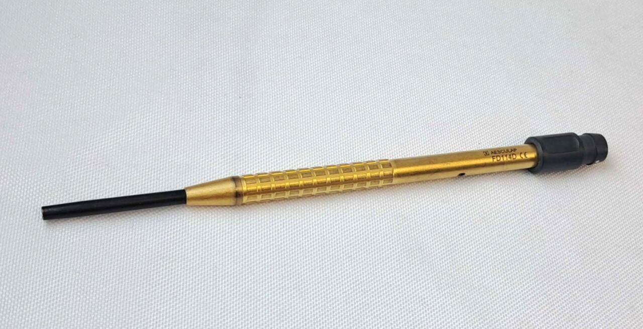 AESCULAP FD114D Retro Blade Copper Colored 60deg Length 205mm — photo 2