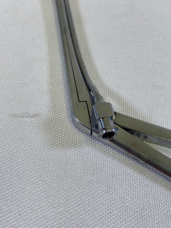 KARL STORZ 650041 w/ Suction Size 1 45deg Upturned Jaws ENT Weil Blakesley Forcep — photo 9