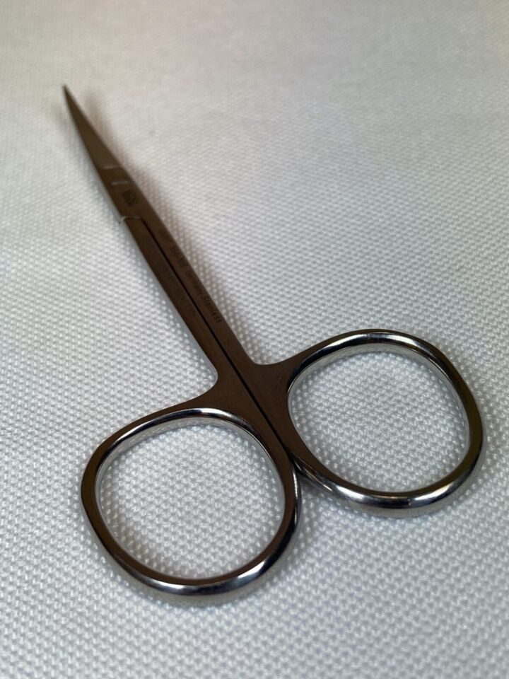 JARIT 360-105 Iris Scissors Delicate Sharp/Sharp Curved Blades L: 3 5/8" Mirror — photo 6