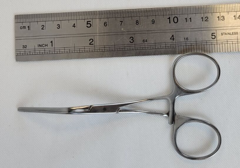 SYMMETRY 37-1072 Set of 3 DeBakey Bulldog Ring Clamp, 45deg Angle, 1x2 Teeth, 5" — photo 7