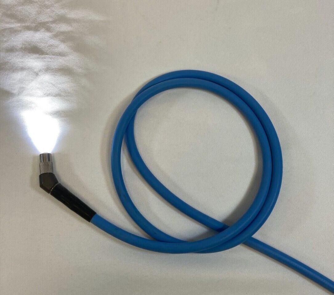 ACMI 45deg Scope End  Source End Fiber Optic Light Cable