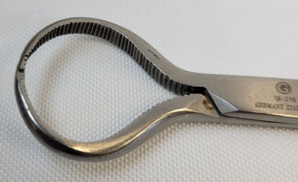 TURTLEMED 19-216 Lewin Bone Holding Forceps 7" — photo 3