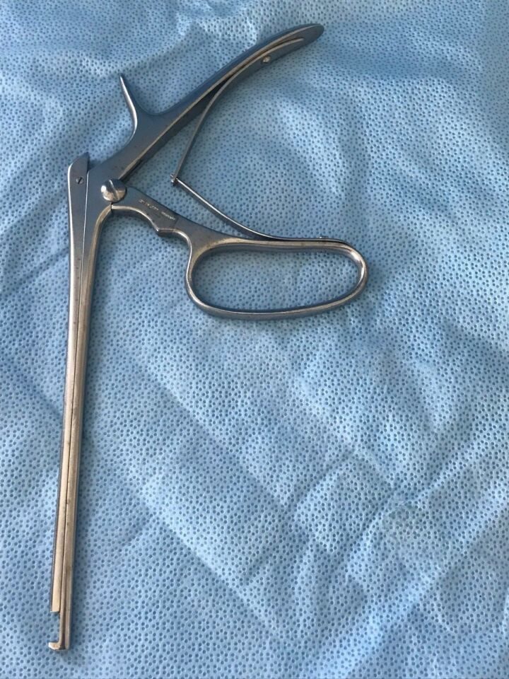 ZIMMER 3345 5mm X 90deg Up Ferris-Smith Kerrison Rongeur, 7" (17.8cm) Orthopedic — photo 9