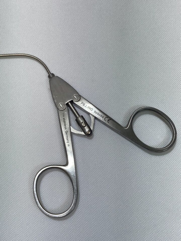 PILLING WECK 505050 4mm X 50cm Circular Cup Laryngeal Biopsy Forceps ENT — photo 2