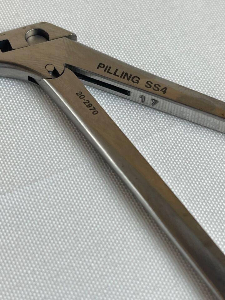 PILLING 202970 Straight 30cm Barron Hemorrhoid Alligator Seizing Forceps — photo 2