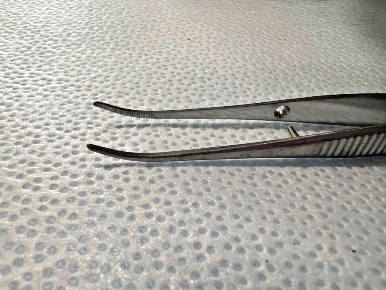MILTEX 18-782 Ophthalmic Surgical Eye Dressing Forceps 8mm Serrated Jaws X 4" L — photo 3