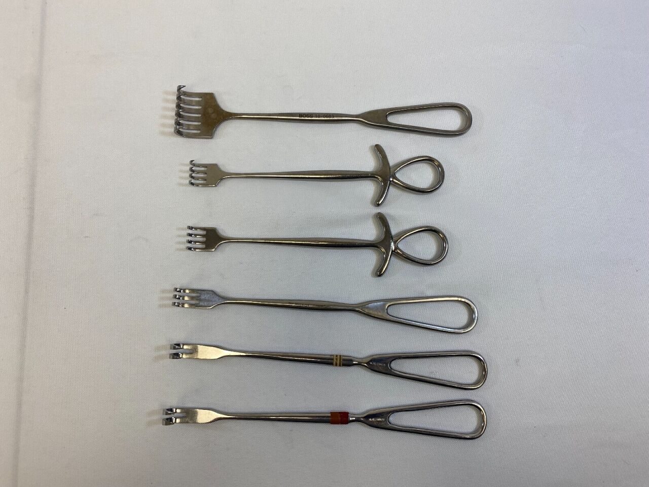 Assorted Sharp Volkman Surgical Retractors - Lot of 6 — photo 1