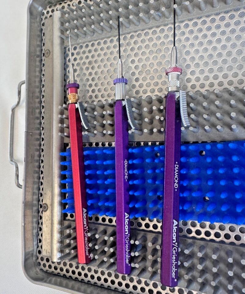 ALCON Various 21 Piece Grieshaber Diamond Forceps & Irrigation Tips Set — photo 4
