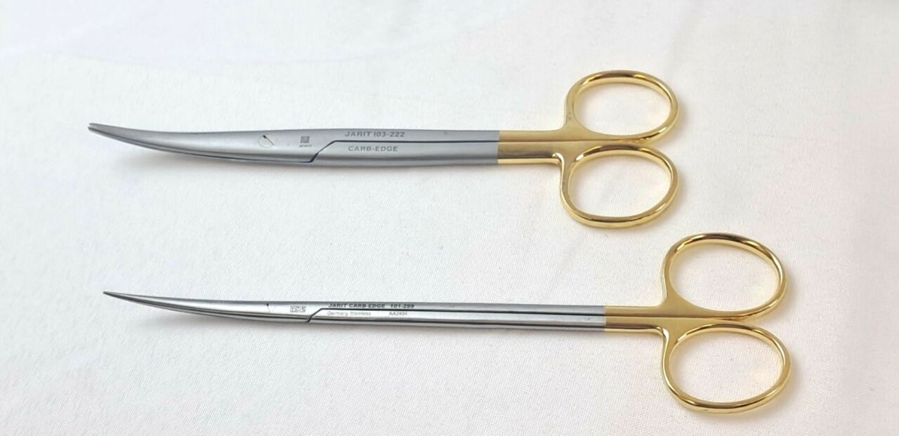 JARIT 101-259 & 103-222 Metzenbaum Mayo TC Scissors Carb-Edge 7" 6.75"