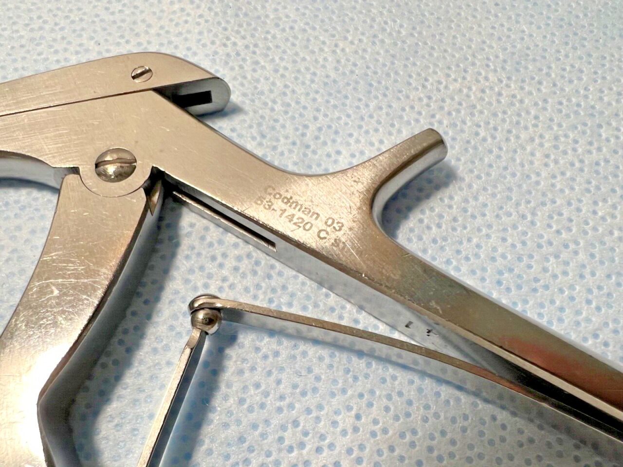 CODMAN 53-1420C 5mm X 40deg UpBite 8" WL Lumbar Kerrison Rongeur — photo 2