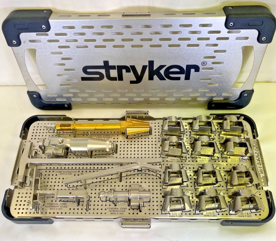 STRYKER T6548-118  Triathlon Femoral Cone Prep Tray