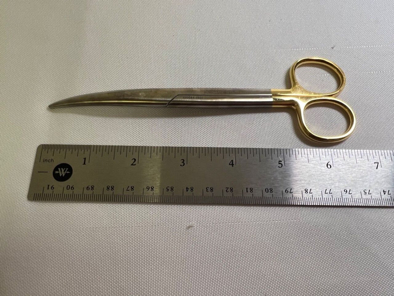 JARIT 101-222 Carb-Edge Curved Blunt Tip Scissors — photo 5