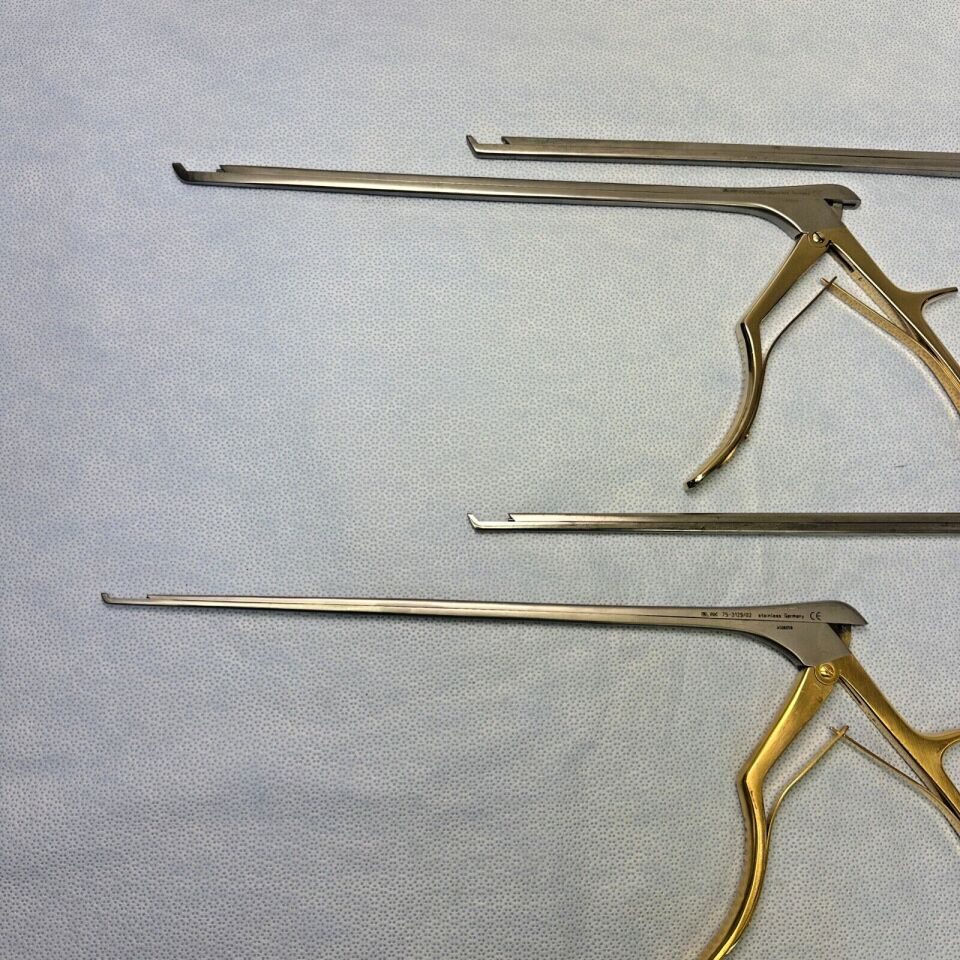 W. LINK 75-3129/02 /32 /42 /52 Set of 4 Kerrison Raney Rongeur 12" — photo 3