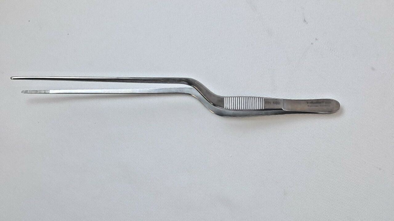 V. MUELLER RH460 Cohen Nasal Dressing Forceps Straight Serrated Tips 1/2" — photo 1