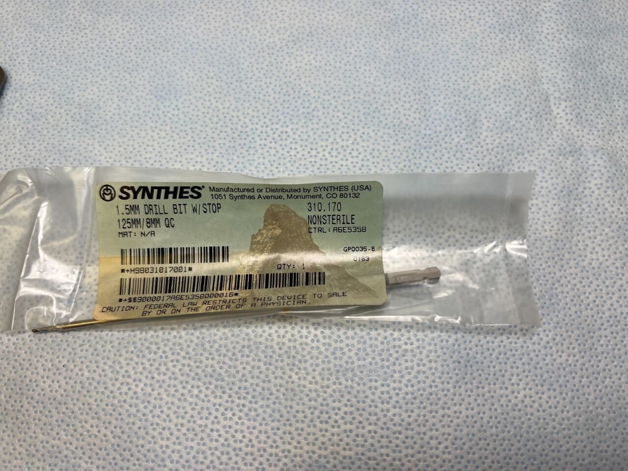 SYNTHES 310.170 Drill Bit