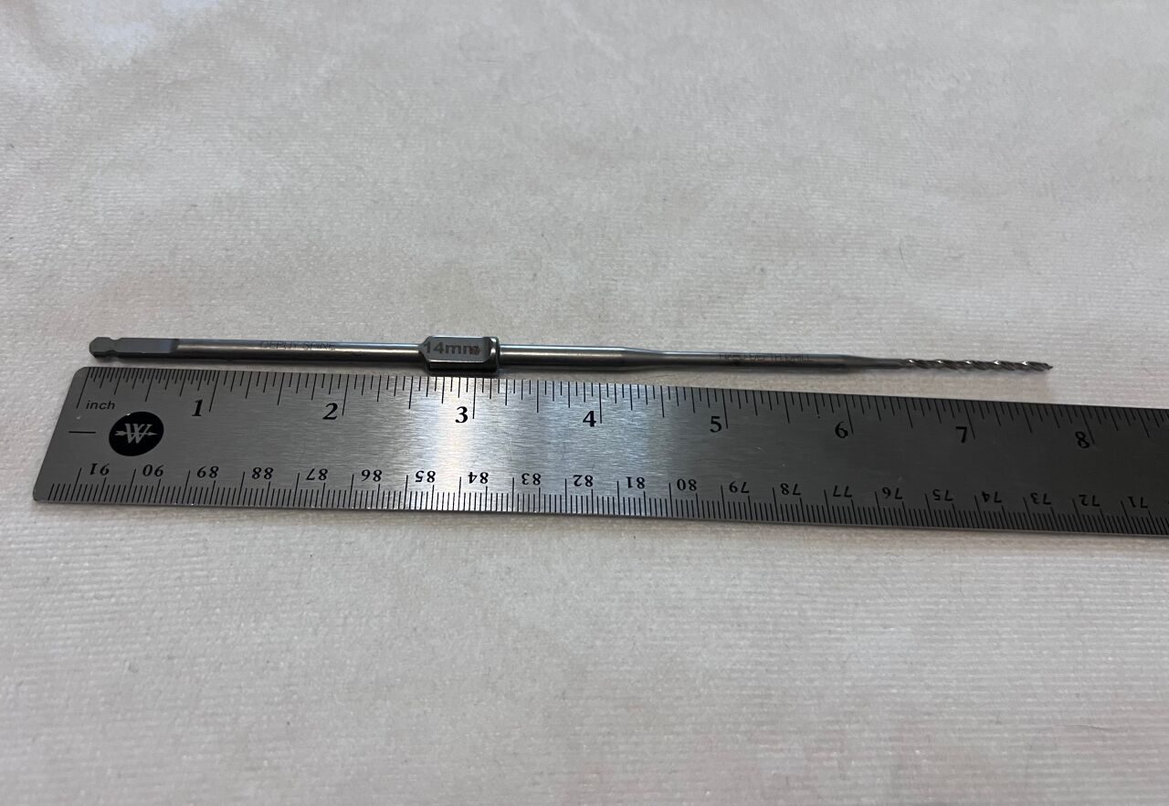 SYNTHES 2883-01-114 Fixed Depth Spinal Drill 14mm — photo 2