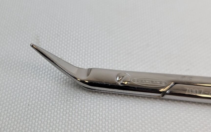 SCANLAN 7007-68 DeMartel Scissors 90-Degree Bent-on-Flat — photo 2