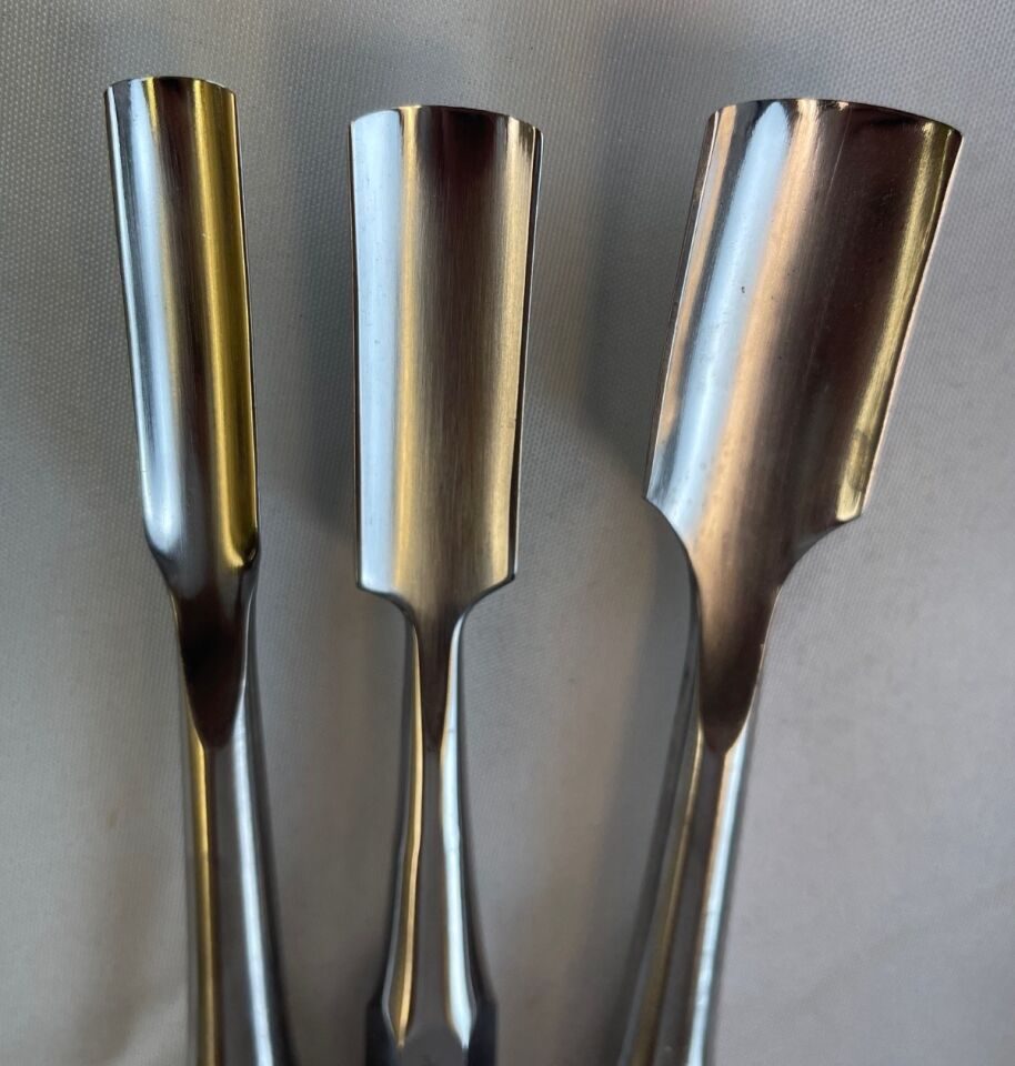 RICHARDS Set of 8 Curved & Straight Gouges w/ Sterilization Rack Ortho — photo 4