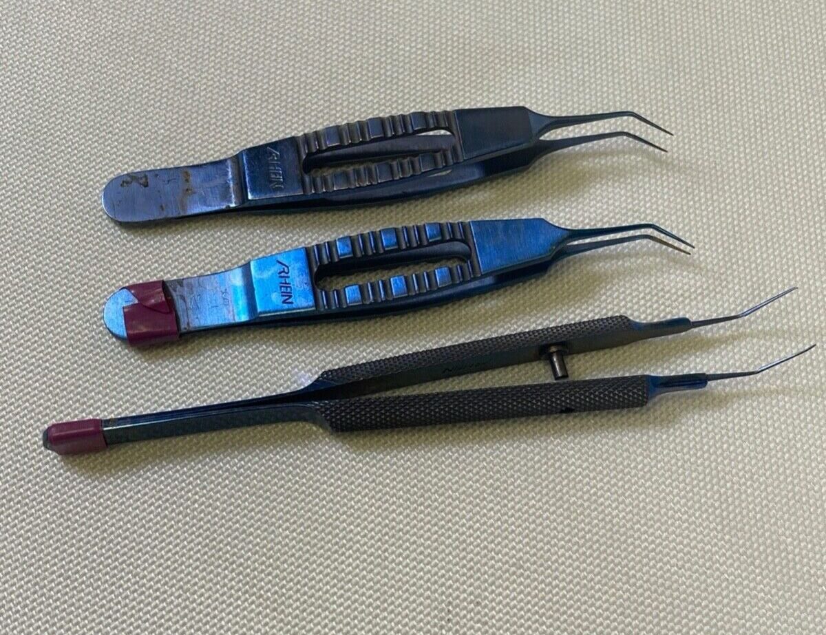 STORZ Various 24 Piece Rhein Ophthalmic Instrument Set w Cas — photo 6