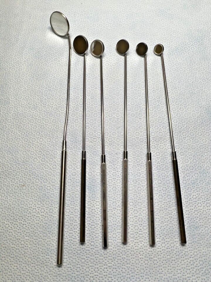 BAUSCH & LOMB ENT Laryngeal Mirrors - Set of 6