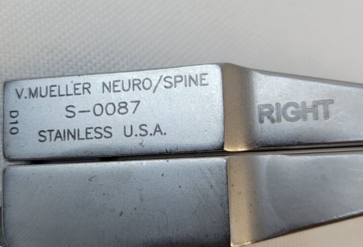 V. MUELLER S-0086 & S-0087 , Right & Left Shadow-Line Spinal Distractor Set — photo 3