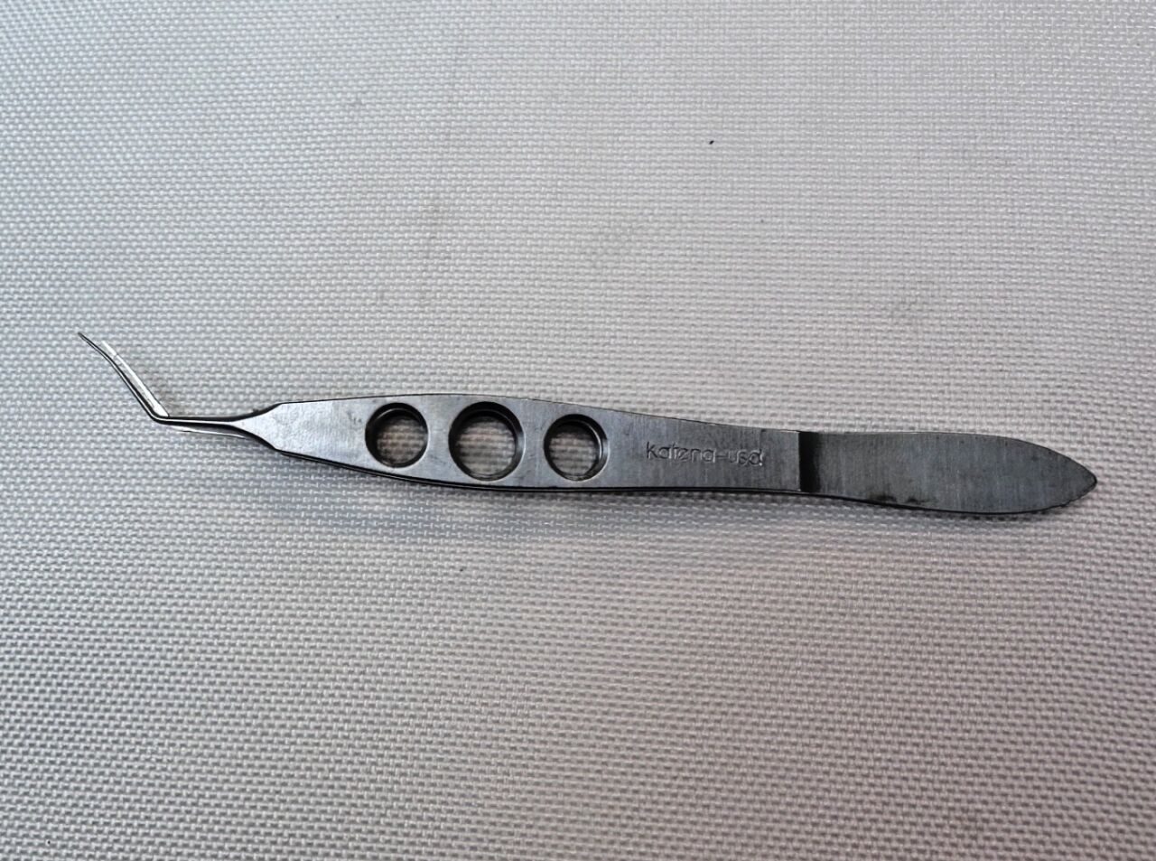 KATENA USA K5-5080 Kraff Capsule Tag Forceps Angled Shafts — photo 6