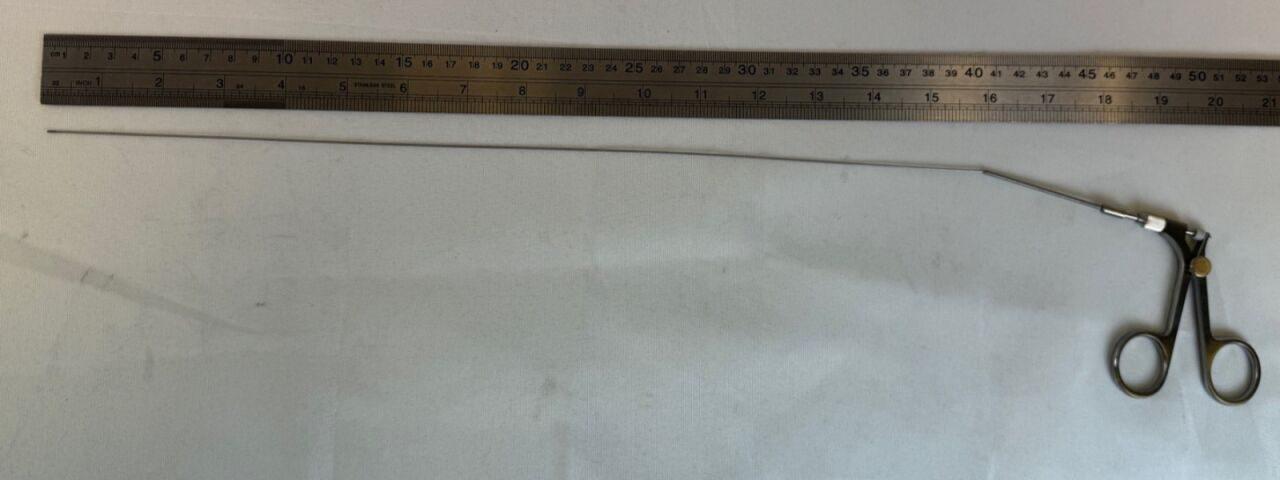 MILLENNIUM SURGICAL 72-5130023 3Fr x 40cm Flexible Alligator Grasping Forcep GYN — photo 6