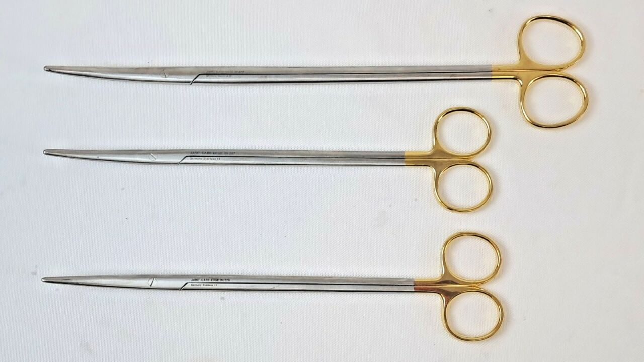 JARIT 101-267 101-276 101-270 Carb-Edge Metzenbaum-Nelson Scissors Set — photo 2