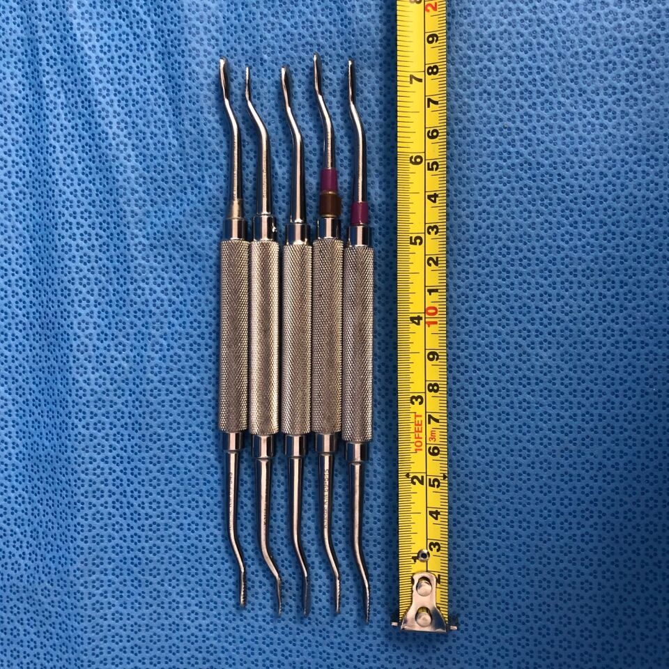 KMEDIC 69-545 Set of 5 Cross Serrations Double Sided Bone Files — photo 7