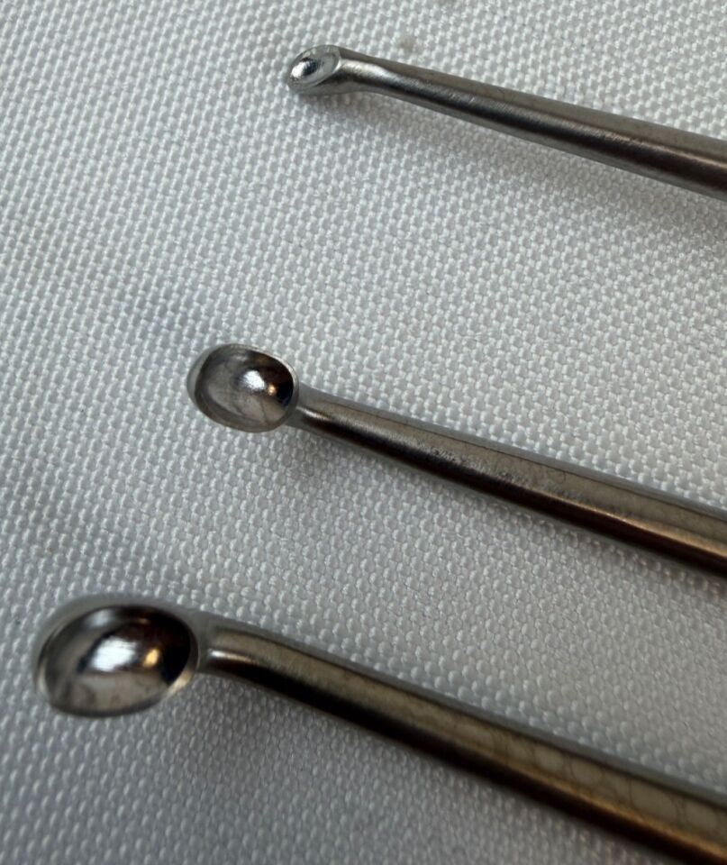MEDFIX 12" Forward Angled & Reverse Angle Curette Set Centrifuge — photo 6