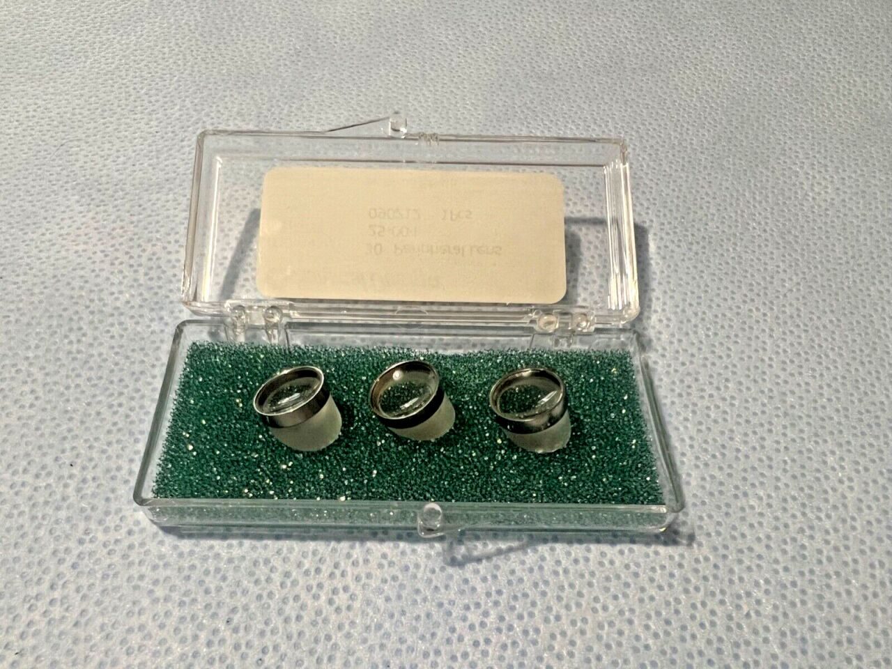 SURGICAL DESIGN 90212 Set Of 3 30deg Peripheral Lenses w/ Case — photo 3