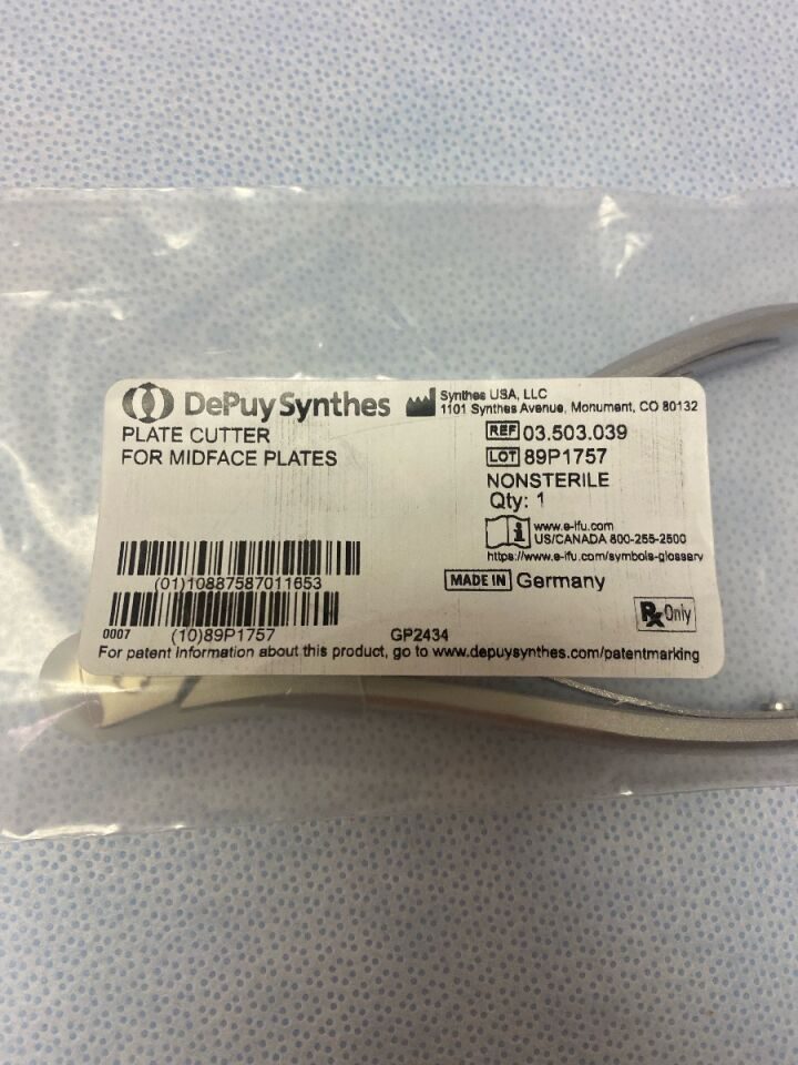 SYNTHES 03.503.039 Cutter For Midface Plates — photo 2