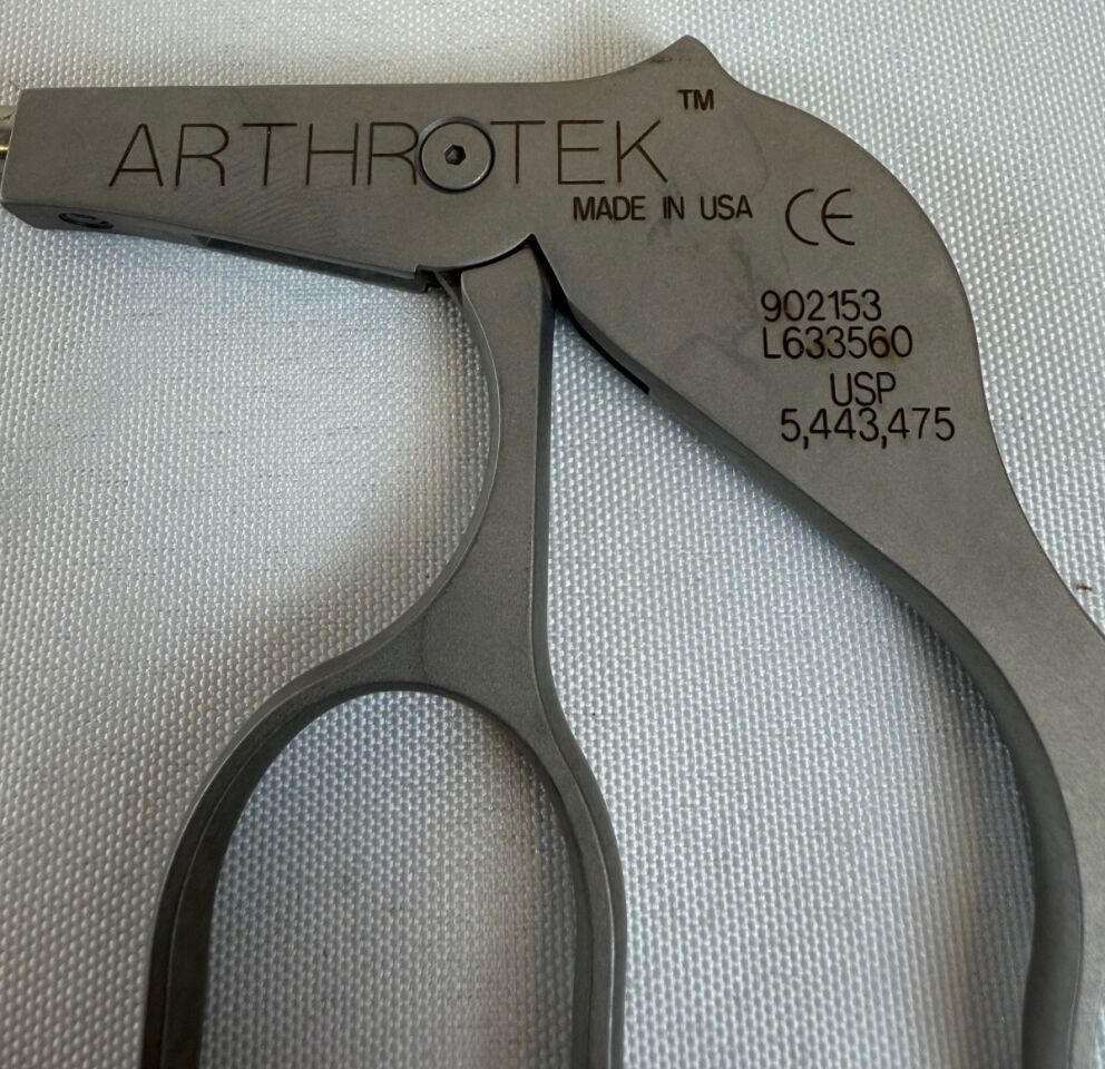 ARTHROTEK 902153 3.4mm Backbiter Left 125mm Arthroscopy Punch — photo 3