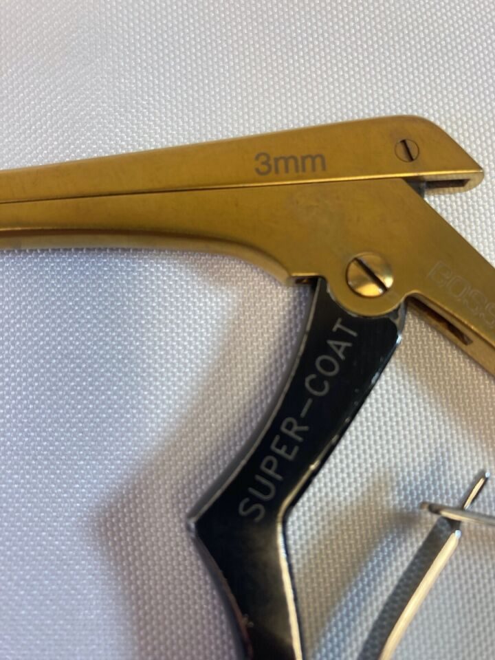 BOSS 70-0354SC SuperCoat Micro Kerrison Rongeur 3mm x 40deg Up x 9" Neuro — photo 3